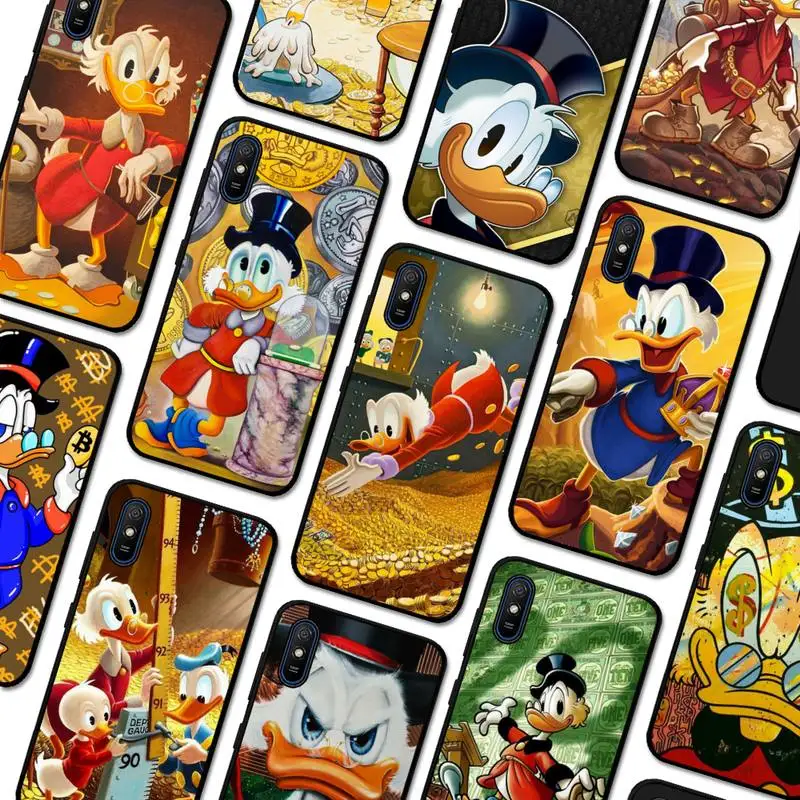 

Scrooge McDuck Phone Case for Redmi 5 6 7 8 9 A 5plus K20 4X S2 GO 6 K30 pro