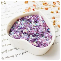 1 pack of 10g nail art accessories laser sequins stars holographic glitter four pointed stars diy nail art decorations sequins