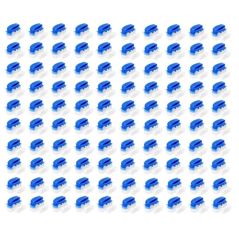

100 Pack Cable Connector Waterproof Connector Crimps for Outdoor Garden