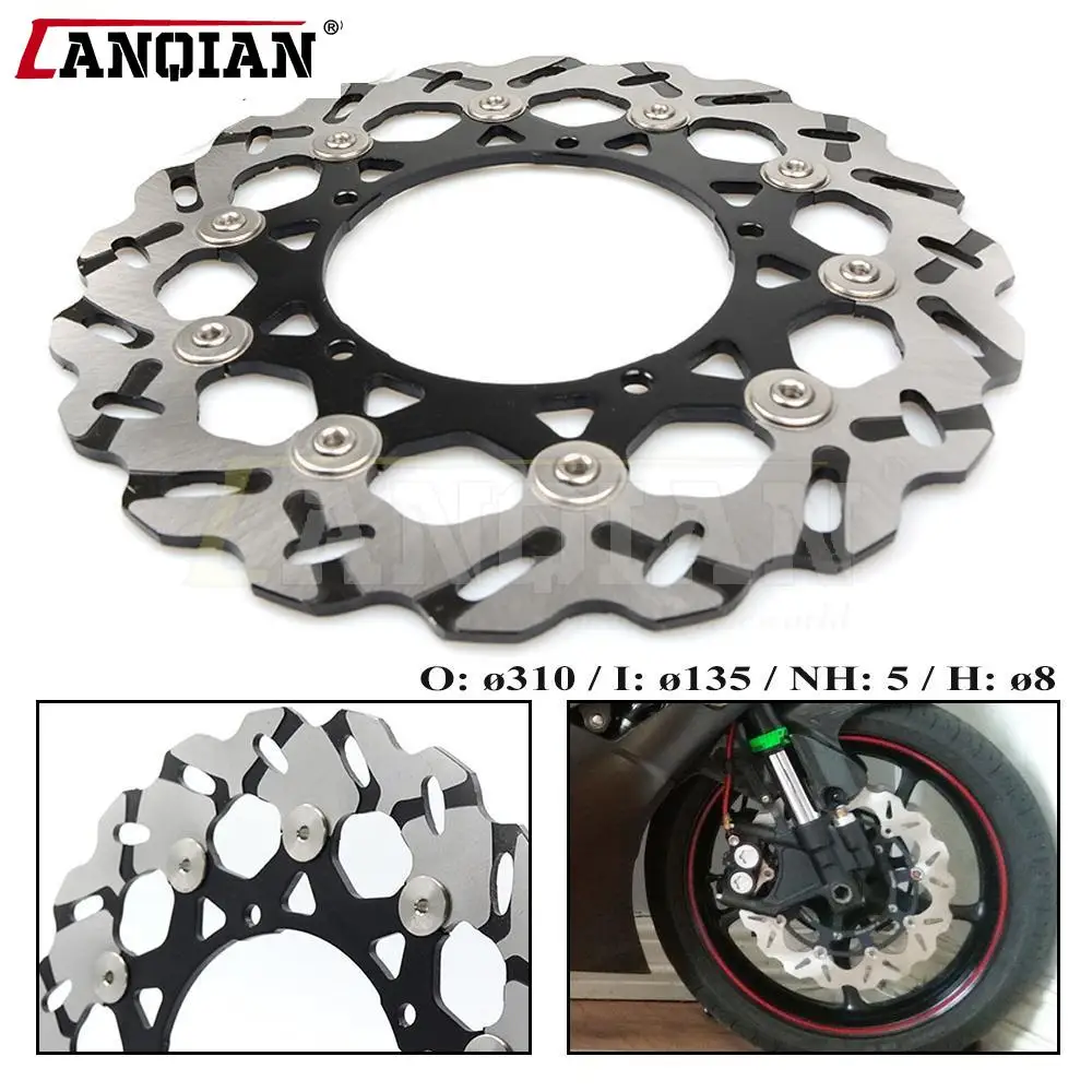 

310mmMotorcycle Front Brake Disc Plate For YAMAHA YZF 1000 R1 YZFR1 YZF-R1 1000 2007 2008 2009 2010 2011 2012 2013 Brake Rotors