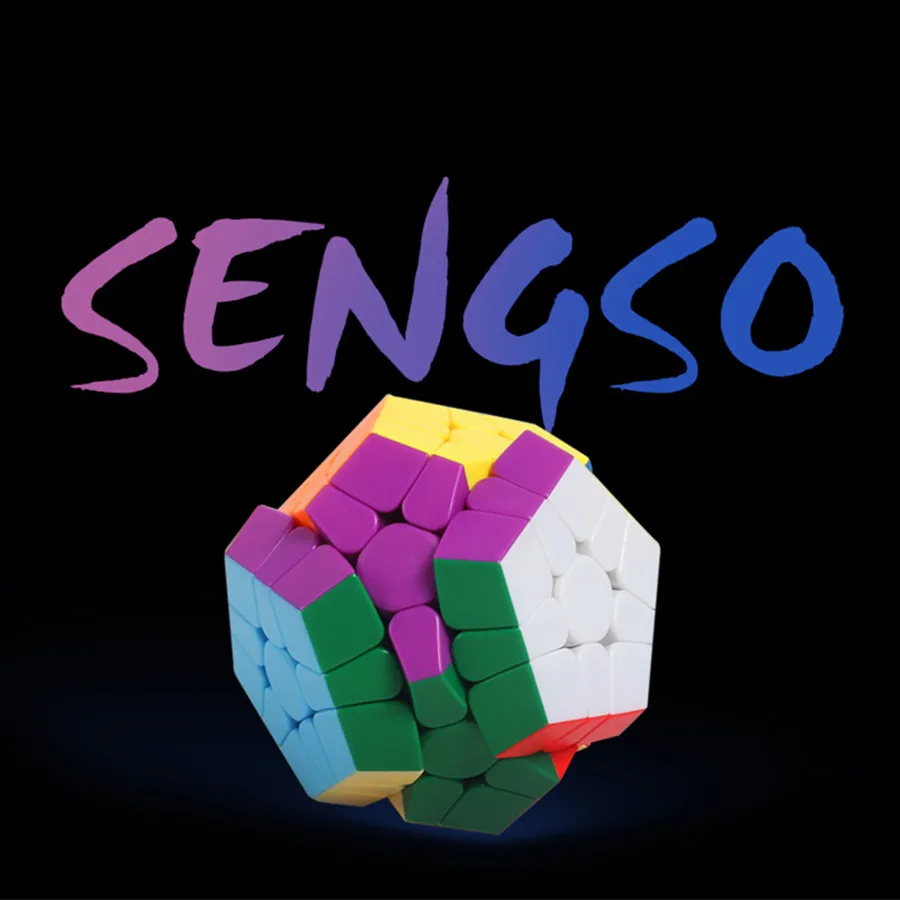 Sengso Mr. M Magnetic 3rd Order Magic Cube Alien 12-Sided Puzzle Развивающие Игрушки Для Детей 5 Wondrous Cubes