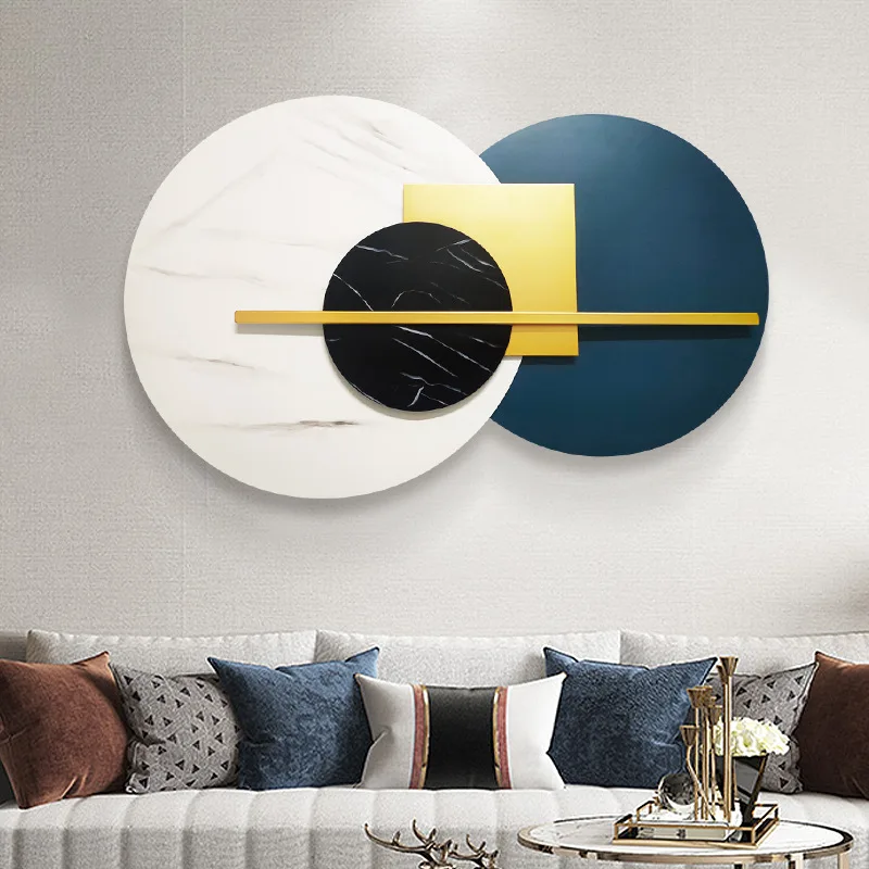 

Трехмерное настенное украшение из кованого железа для ресторана, гостиницы, дивана, настенное украшение