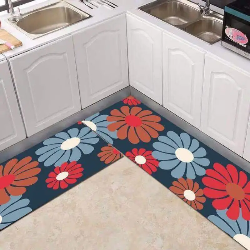 

Kitchen Mat Balcony Hallway Carpet Home Decor Entrance Doormat Bath Washable Thin Floor Mat Bedroom Living Room Long Area Rugs