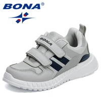 bona 2022 new designers sport shoes boys breathable casual sneakers children lightweight running shoes kids walking shoes girls