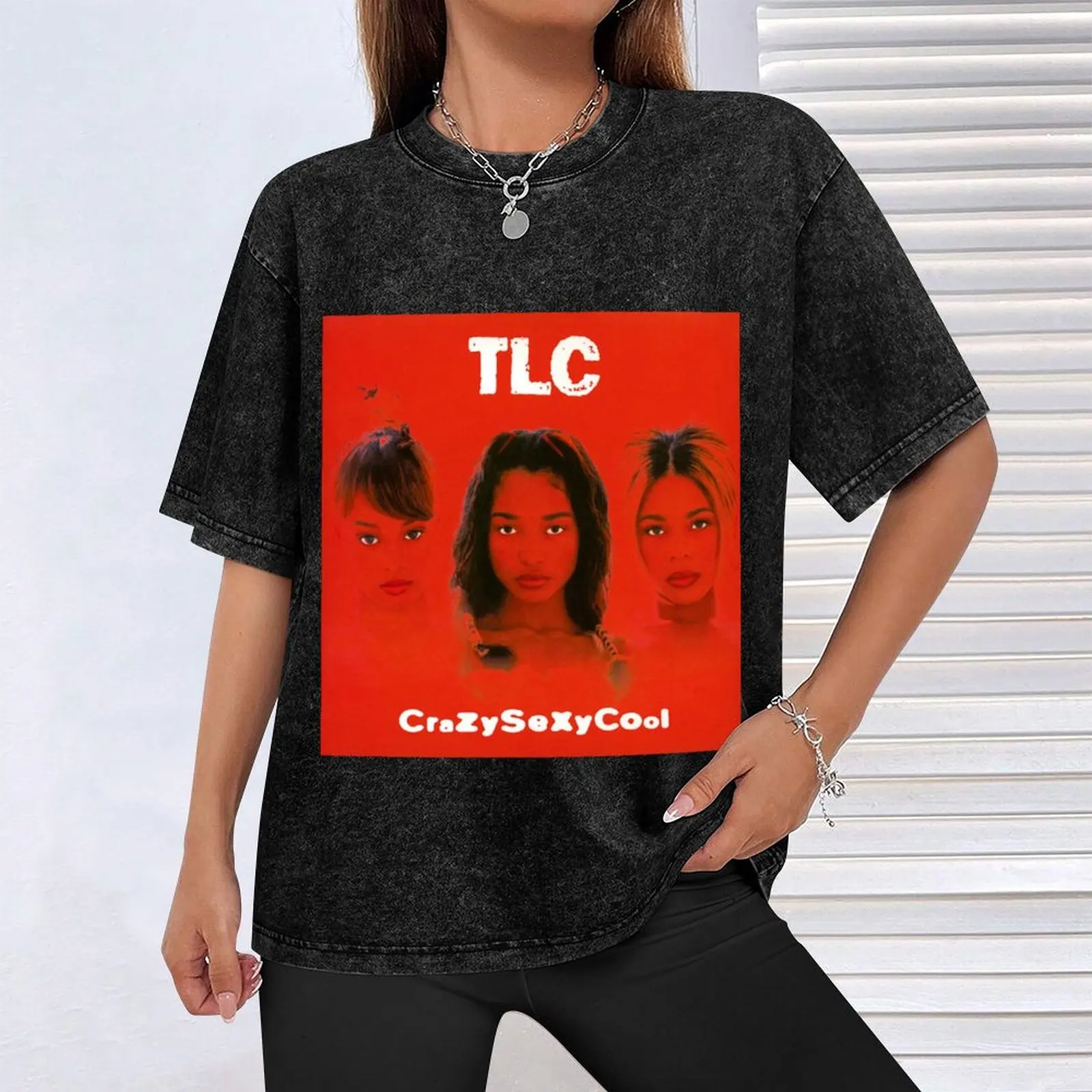 Футболка TLC crazysexycool мужская с рисунком винтажная тенниска в стиле аниме