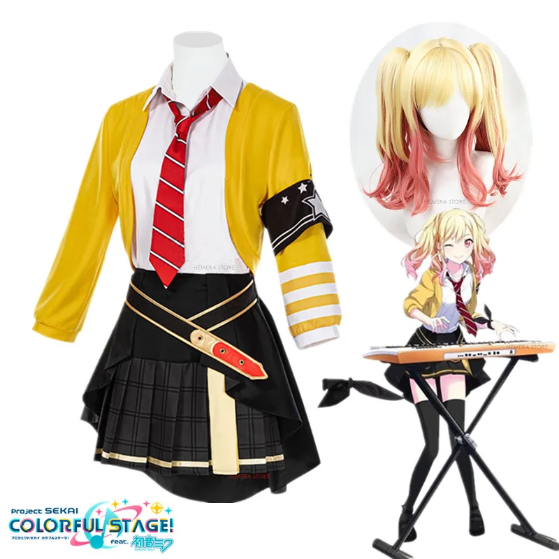 

Tenma Saki Cute Girls Outfits Anime Project Sekai Colorful Stage Feat Cosplay Costumes Halloween Carnival Role-Playing Uniform