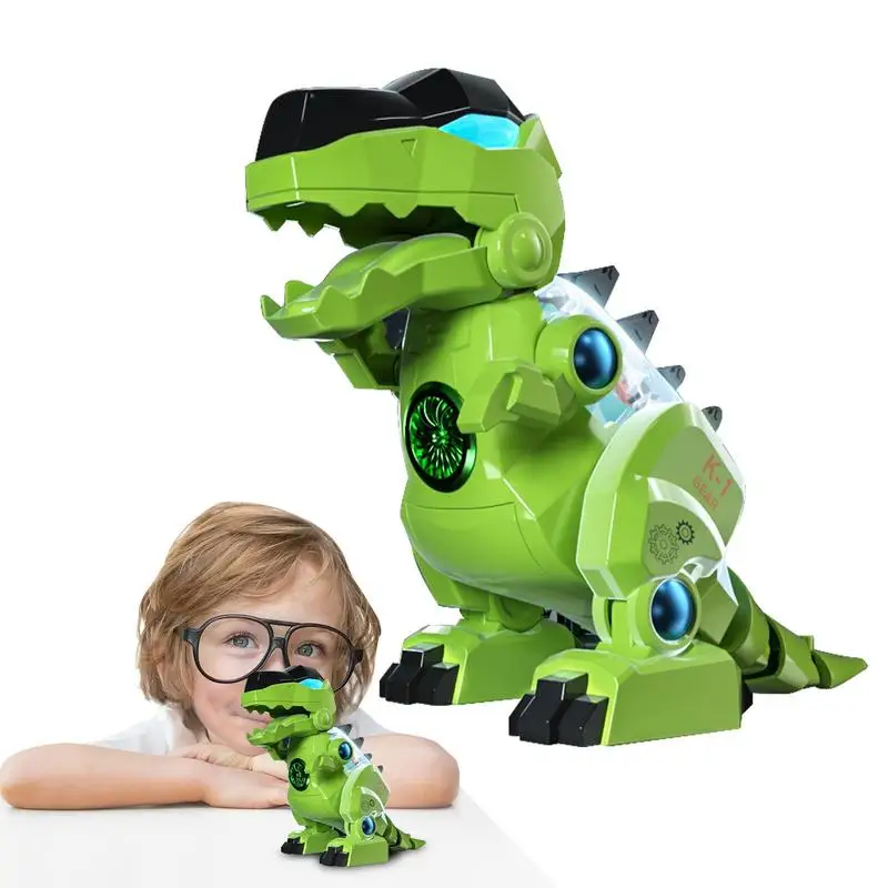 

Robot Dinosaur Battery-powered Dinosaur Dinosaur Toys For Children Aged 3 Plus Electric Dinosaur Statues With Light And Sound