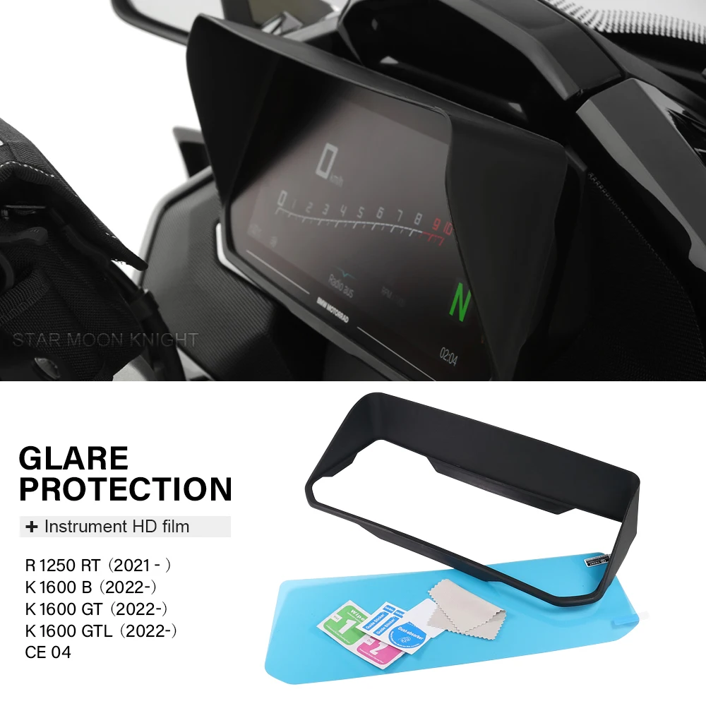 For BMW R1250RT R 1250 RT CE04 Meter Frame Cover Instrument Hat Sun Visor K1600B K1600GT K1600GTL K1600 B GT GTL Accessories