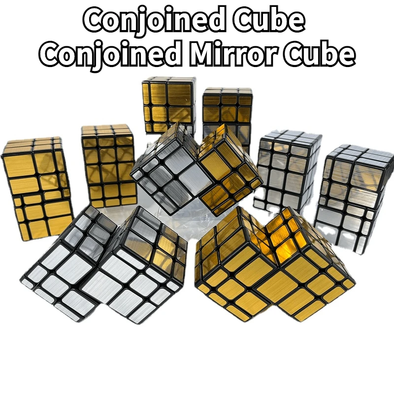 

[Funcube] соединенный кубик, соединенный женский двойной зеркальный скоростной кубик, игрушка для детей, вязаный кубик, игрушки для мозга