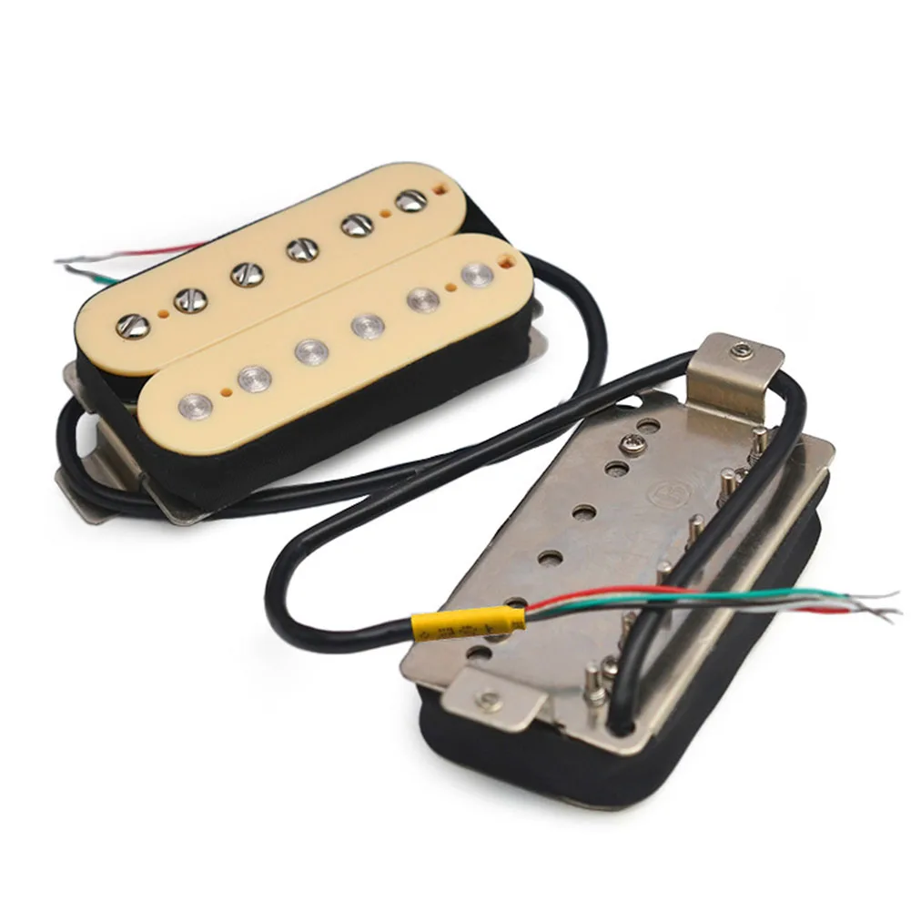 

Ceramic Guitar Pickup Humbucker Double Coil Neck Bridge For ST SQ Guitars Humbucker Pickup Replacement Accessories