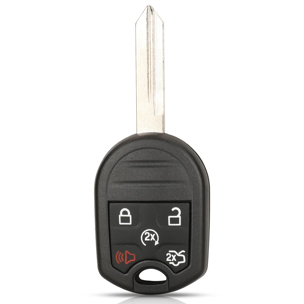 Jingyuqin 3/4/5 кнопок дистанционного ключа для Ford C-Max F350 Escape Fiesta F150 Mustang Fit Mazda Uncut HU101 FO38 Замена лезвия