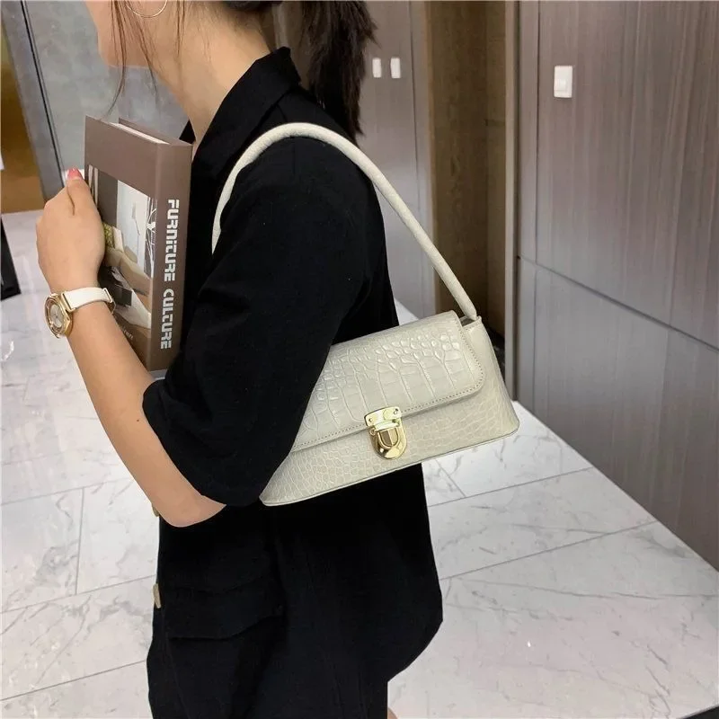 MBTI модная сумка на плечо для женщин однотонная повседневная маленькая из