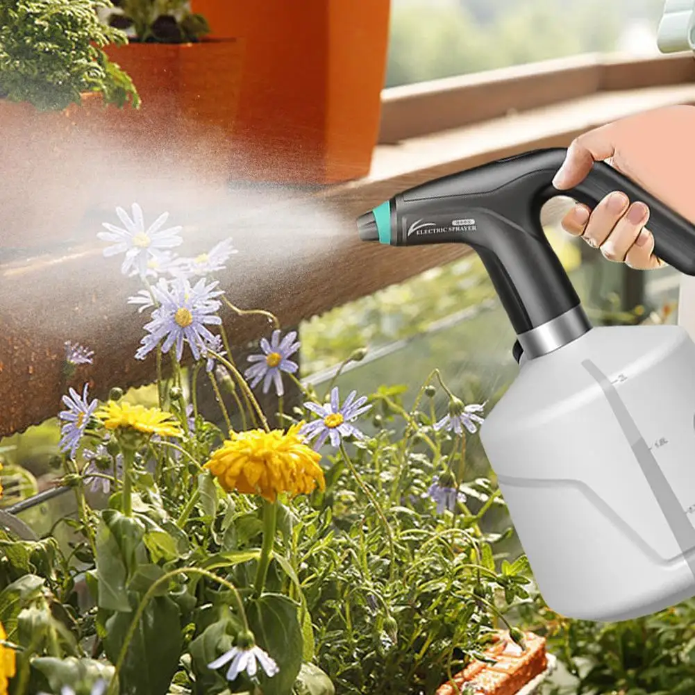 

Electric Plant Spray Bottle Automatic Watering Fogger USB Electric Sanitizing Nozzle Foam Lance Automobiles Cleaning Tool