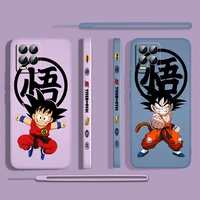 anime goku dragon ball for oppo realme 50i 50a 9i 8 6 pro find x3 lite gt master a9 2020 liquid left rope phone case capa cover