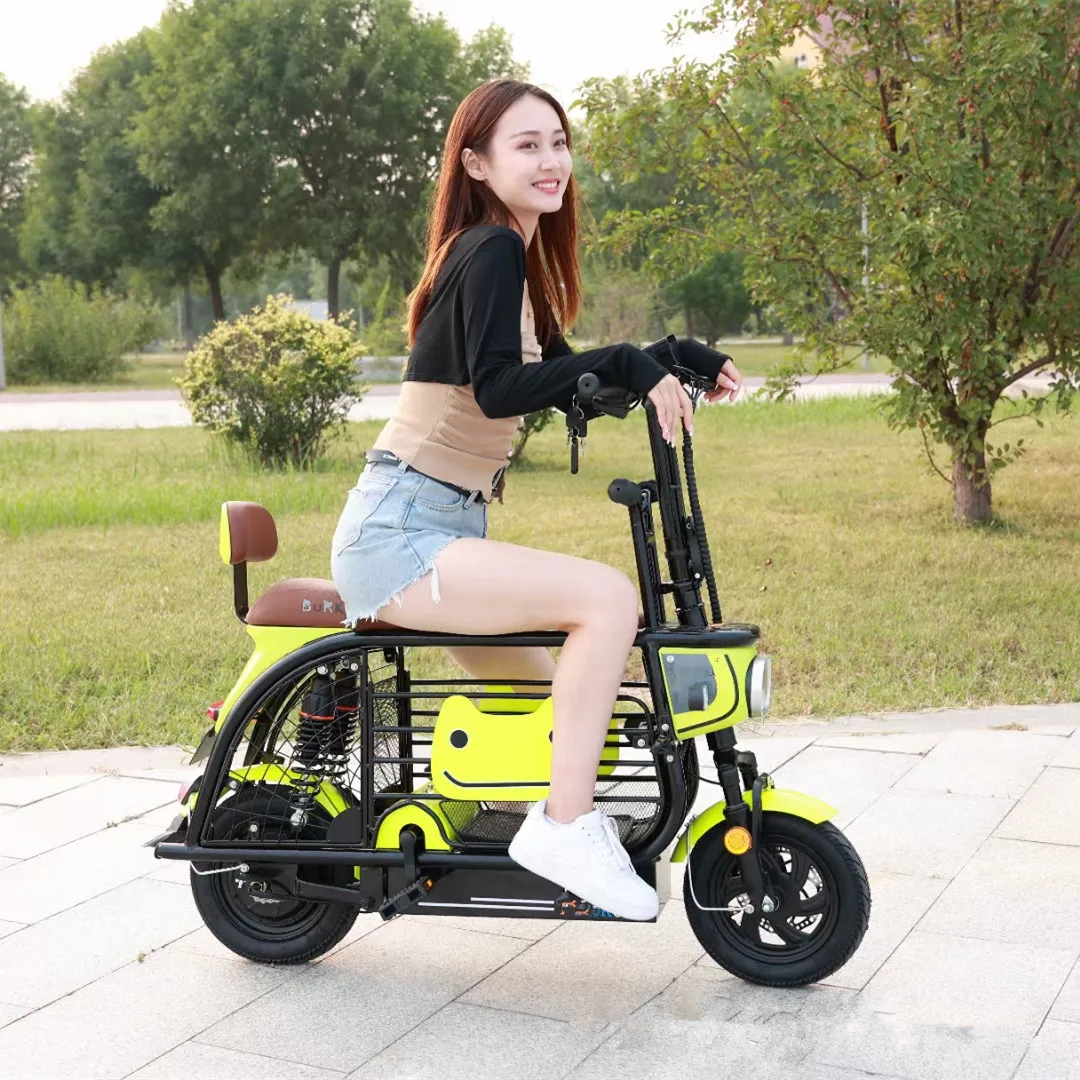 

City electric bicycle ebike bicycles electric moped mini e bike Electric motorcycle 350W 48V 12AH(Range 40km) Max Speed 30KM/H