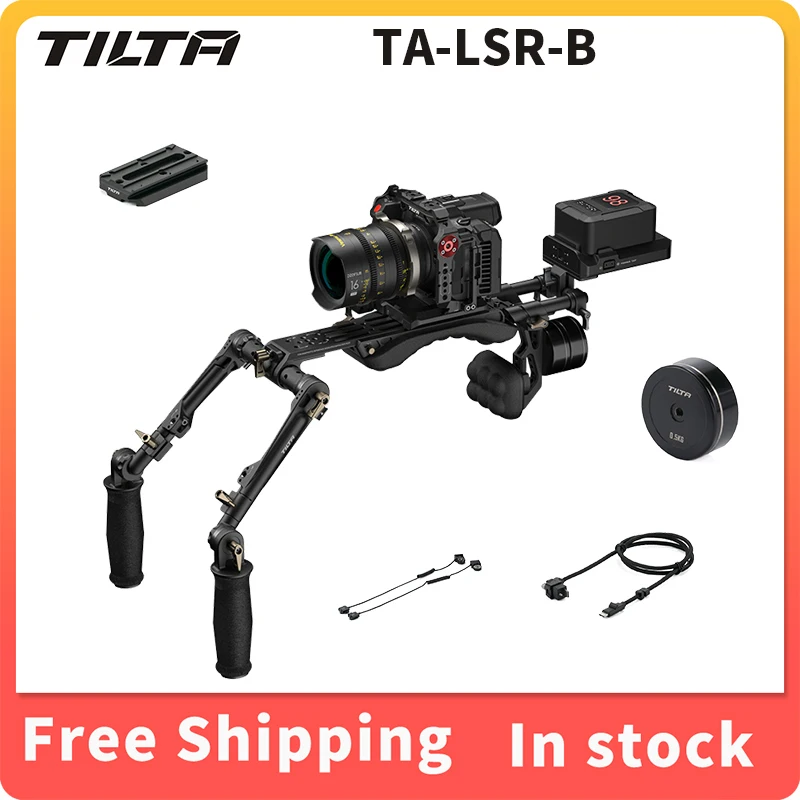 

TILTA TA-LSR-B Lightweight Shoulder Rig Black Compatible With BMPCC Nikon Sony Canon Camera Unique Manfrotto/ARCA Baseplate