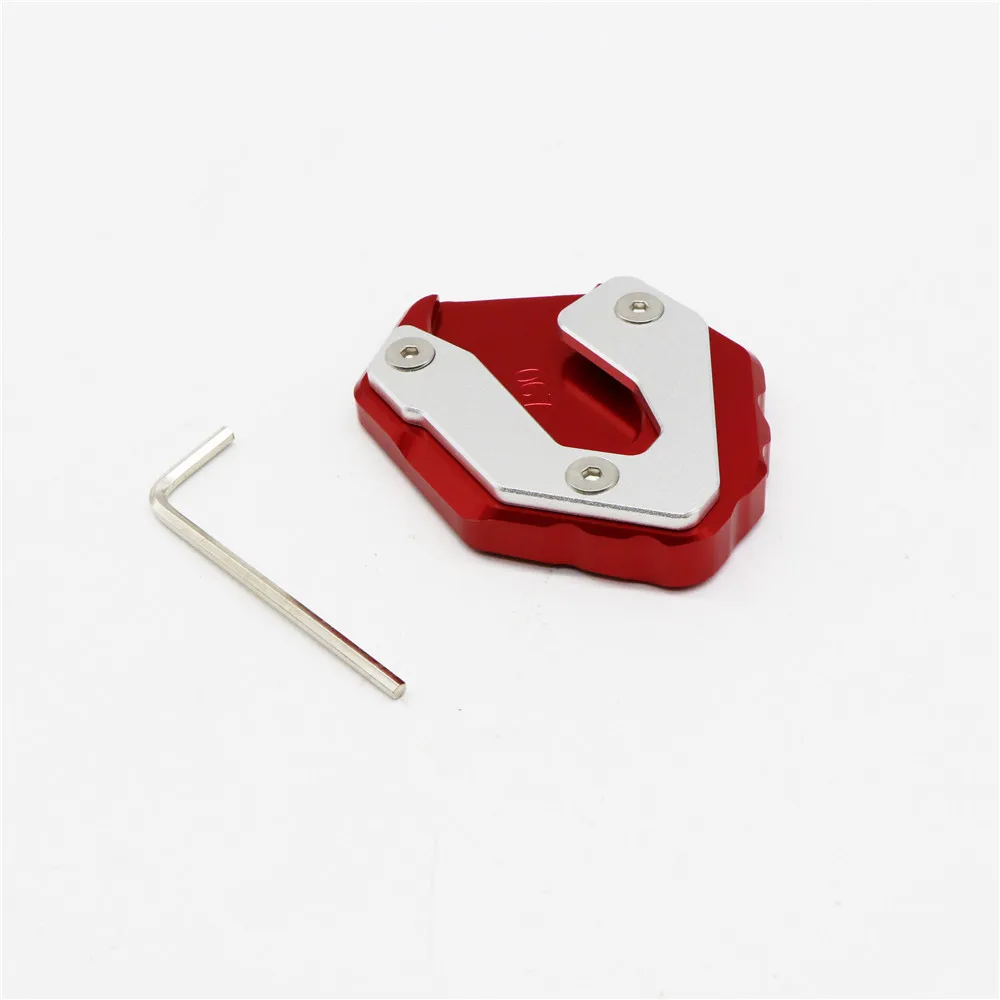 

For YAMAHA MT09 XSR900 Tracer Parking Rack Extended Anti-Slip Pad CNC Aluminum Alloy Side Stand Enlarged Extension