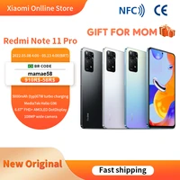 global nfc original xiaomi smartphone 4g redmi note 11 pro 64gb 128gb 108mp camera size 920 octal core 67w fast ch