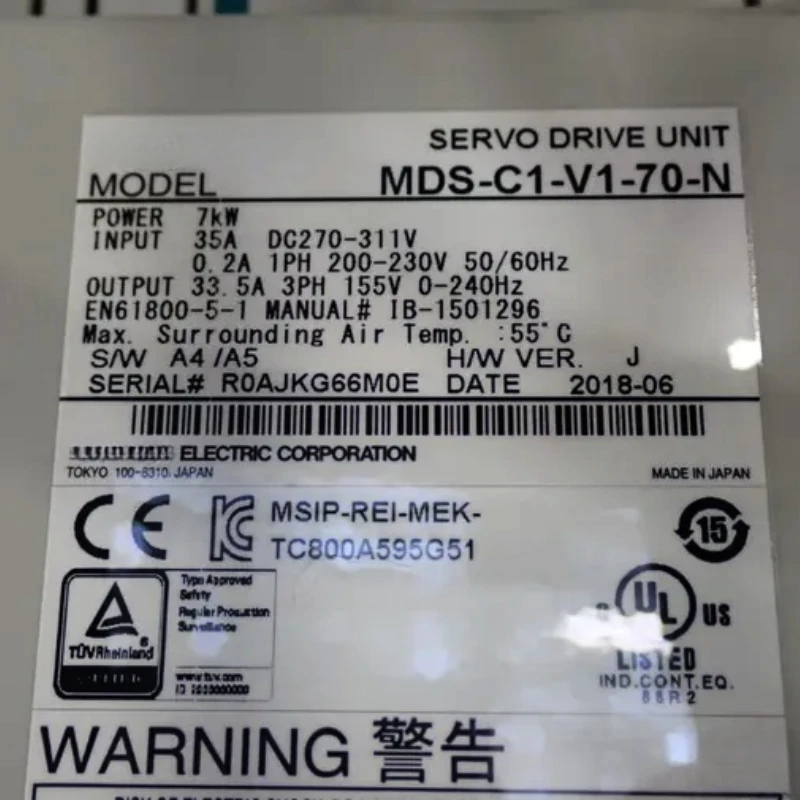 Новый сервопривод MDS-C1-V1-70-N в коробке гарантия 1 год на складе