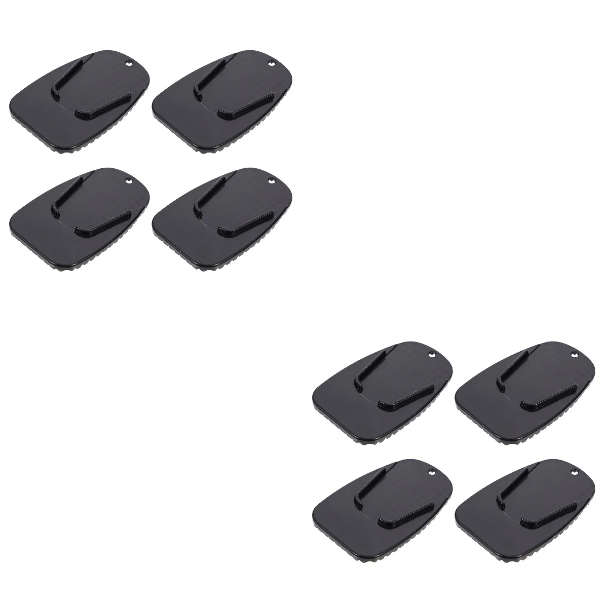 

8 Pcs Motorcycle Support Plate Motorbike Side Stand Pad Parts Foot Dirt Kickstand Cushion Peg Bracket Bicycle