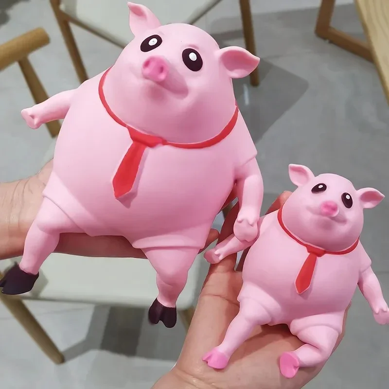 

New Cute Squeeze Pink Pigs Antistress Toy Squeeze Animals Lovely Piggy Doll Stress Relief Toy Decompression Birthday Kids Gifts