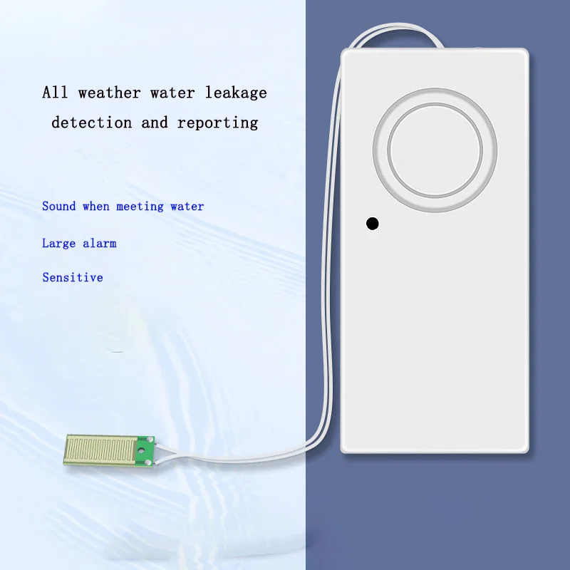 

Fish Tank Domestic Pool Water Leakage Detector Overflow and Immersion Sensor Level Indicator High Decibel Full Water Alarm