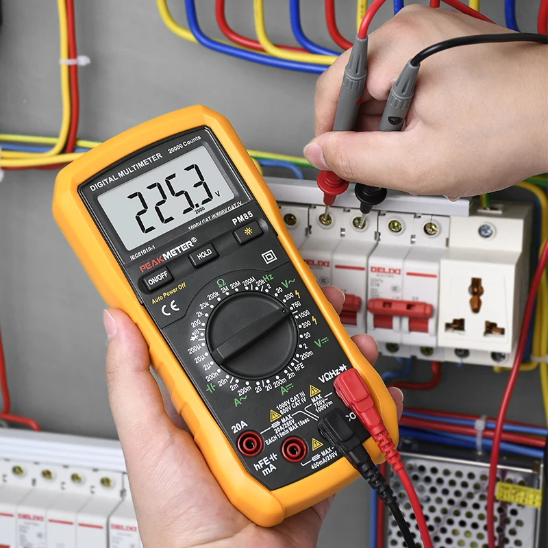 

PEAKMETER PM85 20000Counts High Precision Digital Multimeter Professional Meter Capacitance Frequency AC/DC Voltage Resistance
