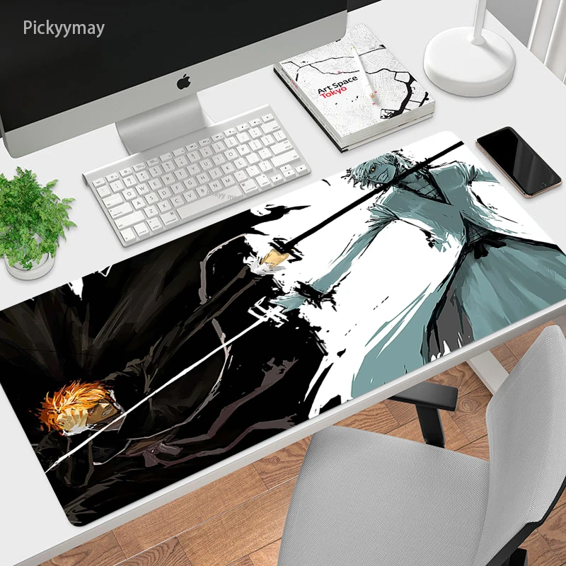 

BLEACH 900x400 Large Gaming Mouse Pad Mice Mat Gamer XXL Computer Mousepad Locking Edge Gamer Laptop Desk Play Pads For Csgo LOL