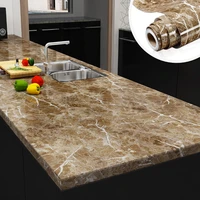 waterproof marble wallpaper for kitchen decor vinyl self adhesive removable wall sticker paper in roll for living room refurbish