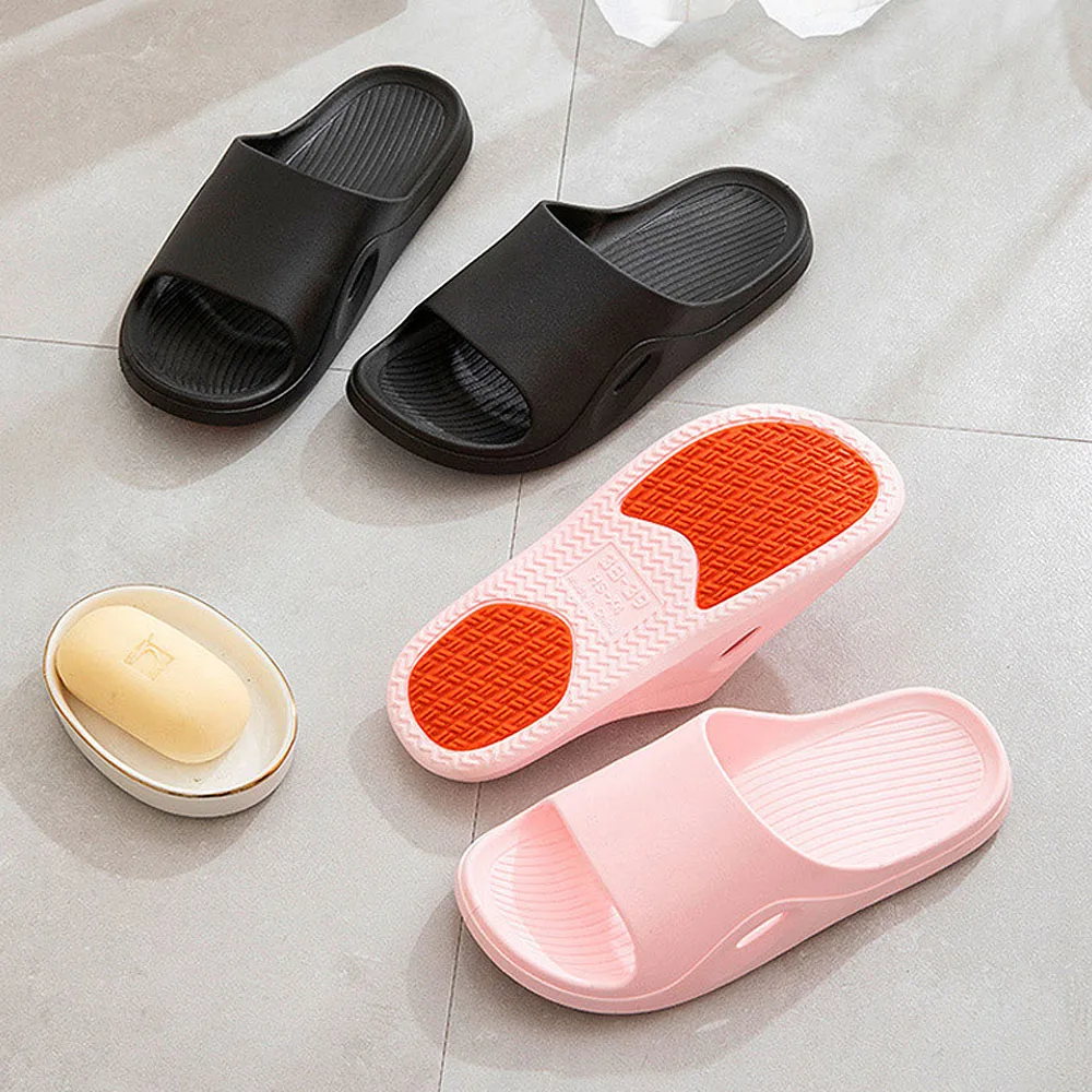 Шлепанцы женские/мужские на толстой платформе сланцы из ЭВА Нескользящие летняя