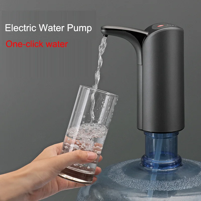 

Electric Water Dispenser USB Charging Water Bottle Pump Mini Barreled Electric Hand Press Automatic Portable Drink Water Dispens