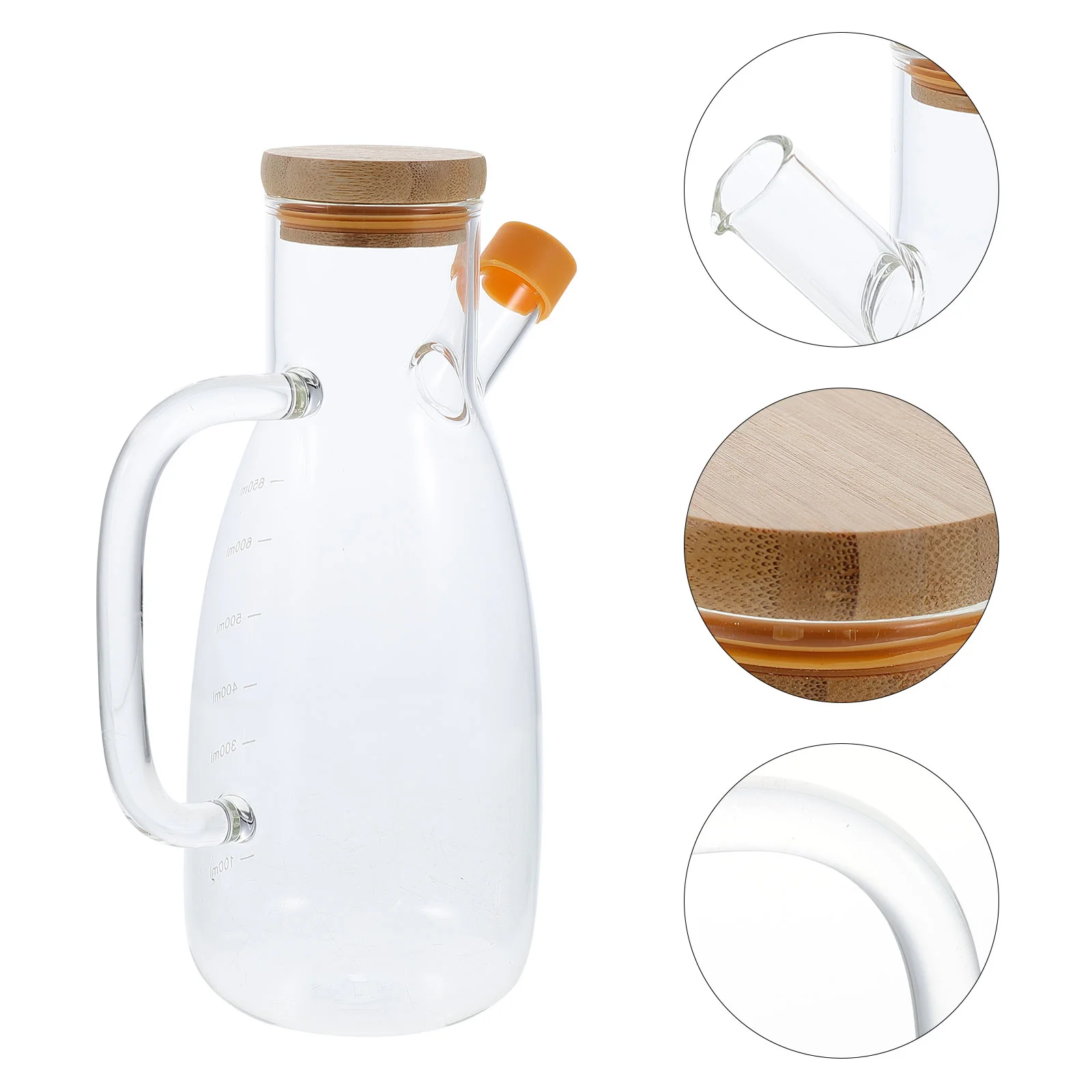 

Oil Bottle Vinegar Dispenser Jar Dispensing Sprayers Clear Condiment Liquid Accessories Seasoning Kitchen Container Pump