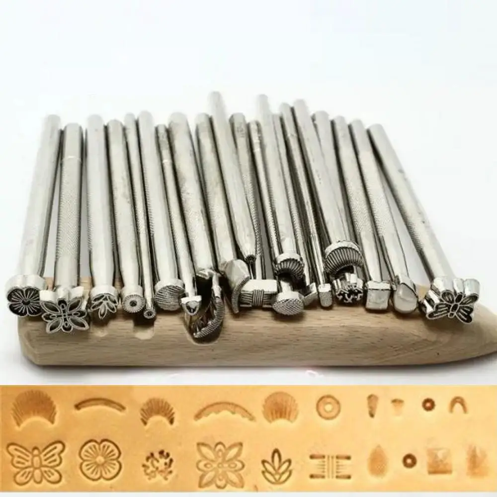 

Leather Printing Tool Alloy Saddle Making Carving Handmade Leatherwear Craft Punch Stamps Metal Leather Stamping Saddl