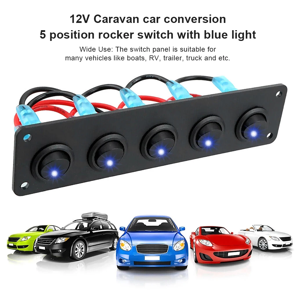 

Автомобильные 5-контактные 3-контактные съемные универсальные переключатели