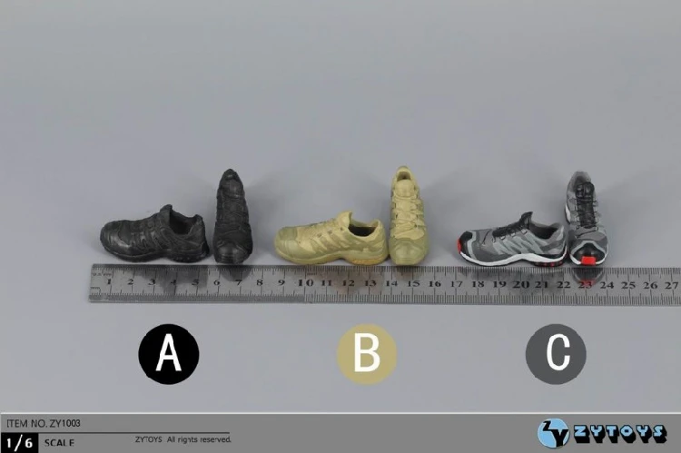 ZYTOYS ZY1003 1/6 мужской солдат тренд Военная обувь модель аксессуары Подходит 12 дюймов экшн-фигурки тела