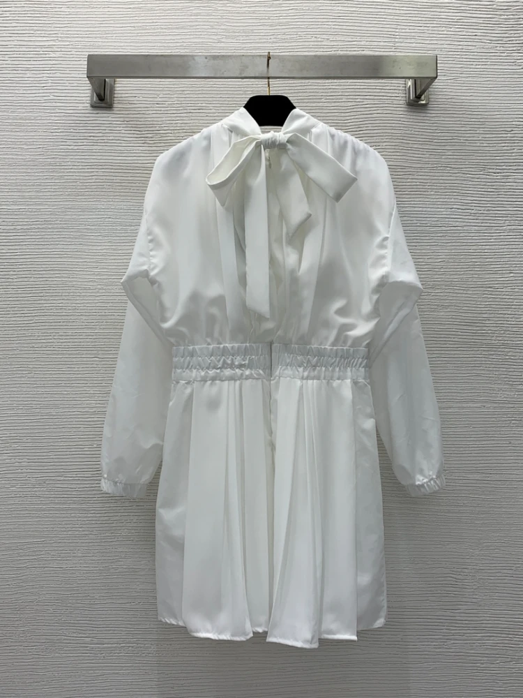 

Женское офисное платье в стиле ретро, элегантное милое романтичное платье во французском стиле, привлекательное праздничное платье на шнуровке с длинным рукавом, 2023