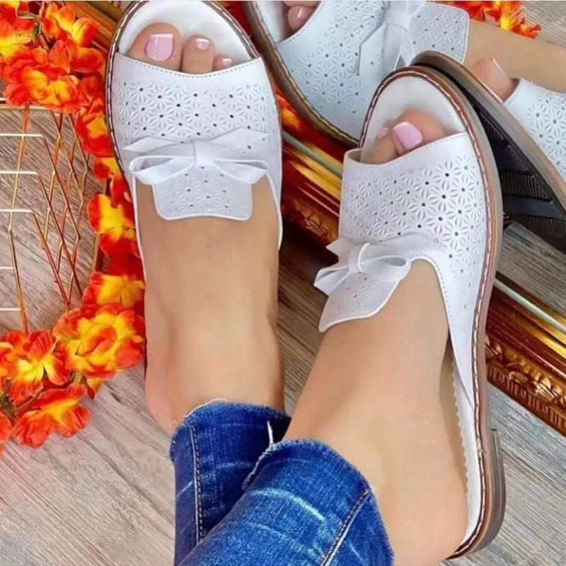 

2022 Summer Women Slippers Casual Flats Shoes Woman Shoes Slingback Sandals Fashion Ladies Flip Flops Daily Walking Woman Slides