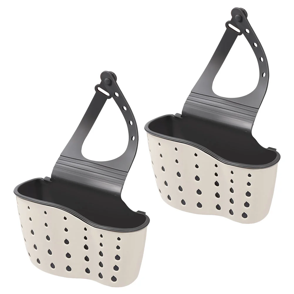 

Sink Basket Kitchen Hanging Organizer Sponge Holder Strainer Storage Drain Ginger Bath Wall Mounted Corner Liquid Drainer Sider