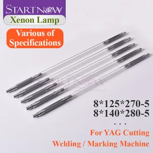 Лампа Nd YAG для лазерной машины, ксеноновая вспышка в виде трубки, лазерная криптоновая лампа, импульсная ксеноновая лампа для сварочного аппарата, аксессуары для маркеров, детали