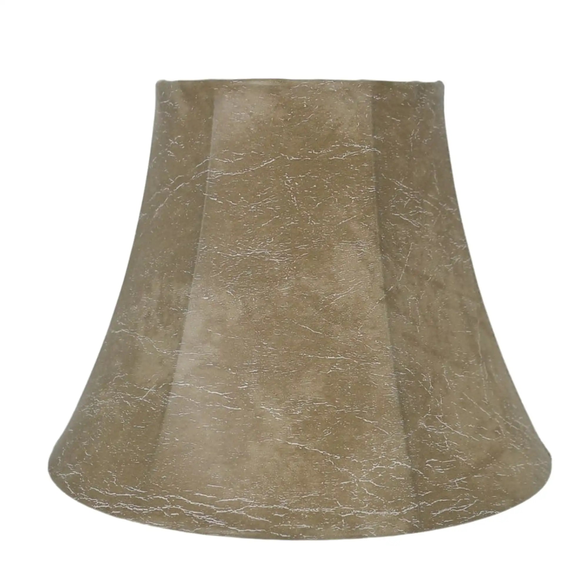 

softback bell lampshade, faux leather, 5x9x7, spider