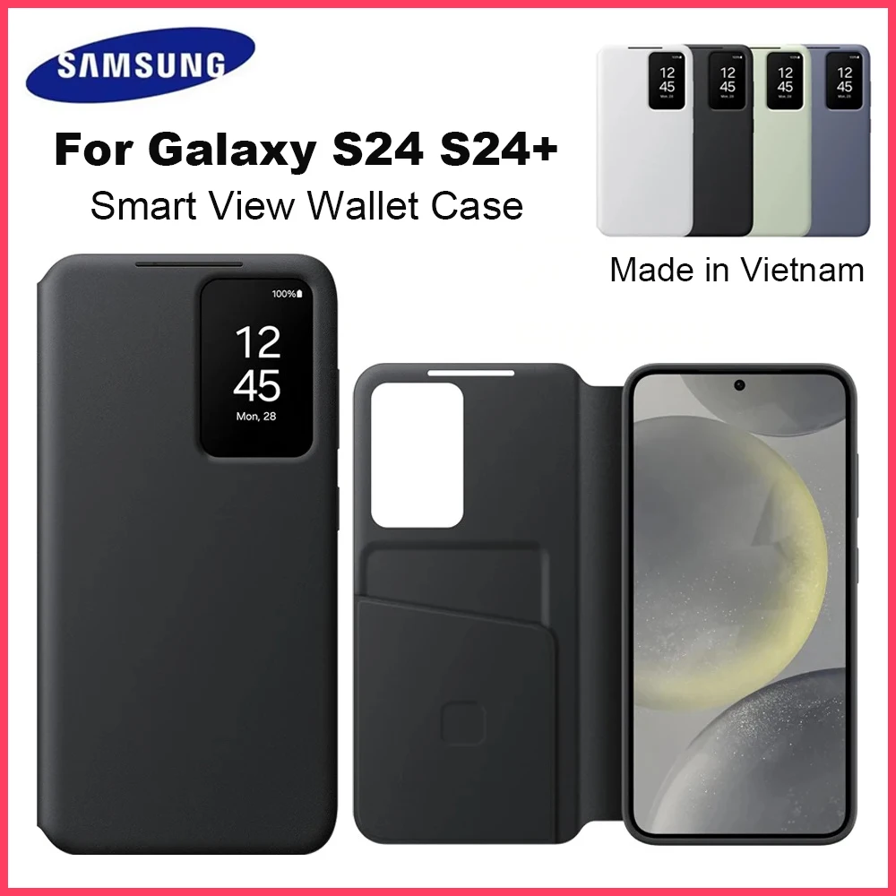Оригинальный чехол-кошелек для Samsung Galaxy S24 + S24Plus чехол смартфона с отделением карт