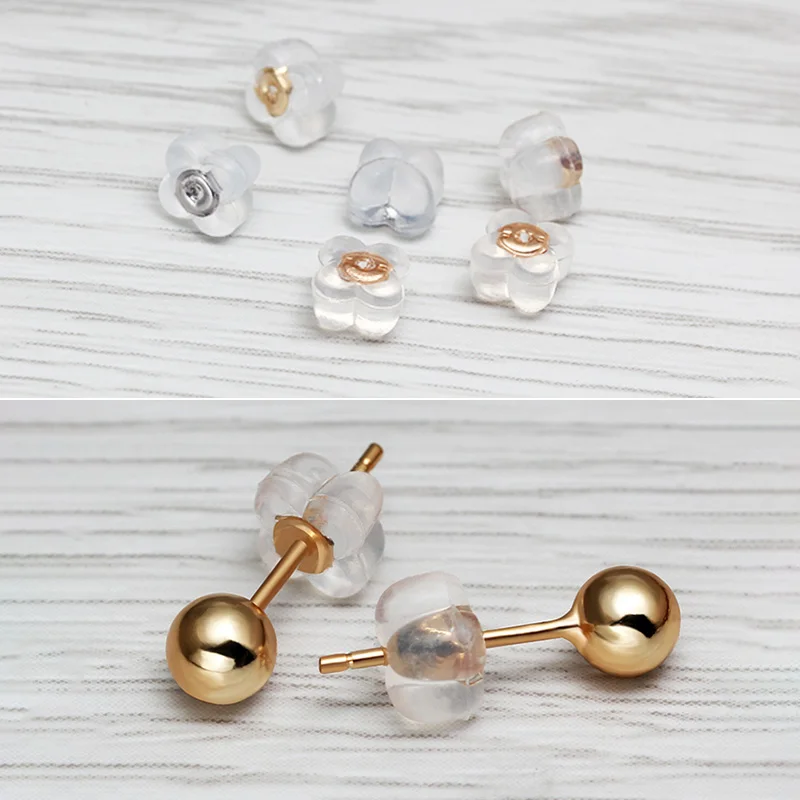 Силиконовые беруши из 8-каратного золота. Золотые беруши. Затычки для ушей.