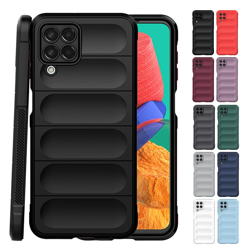 

For Samsung M33 Case Cover For Samsung Galaxy M33 5G M23 M52 M12 Capa Anti-drop Soft TPU Shockproof For Fundas Samsung M33 Cover