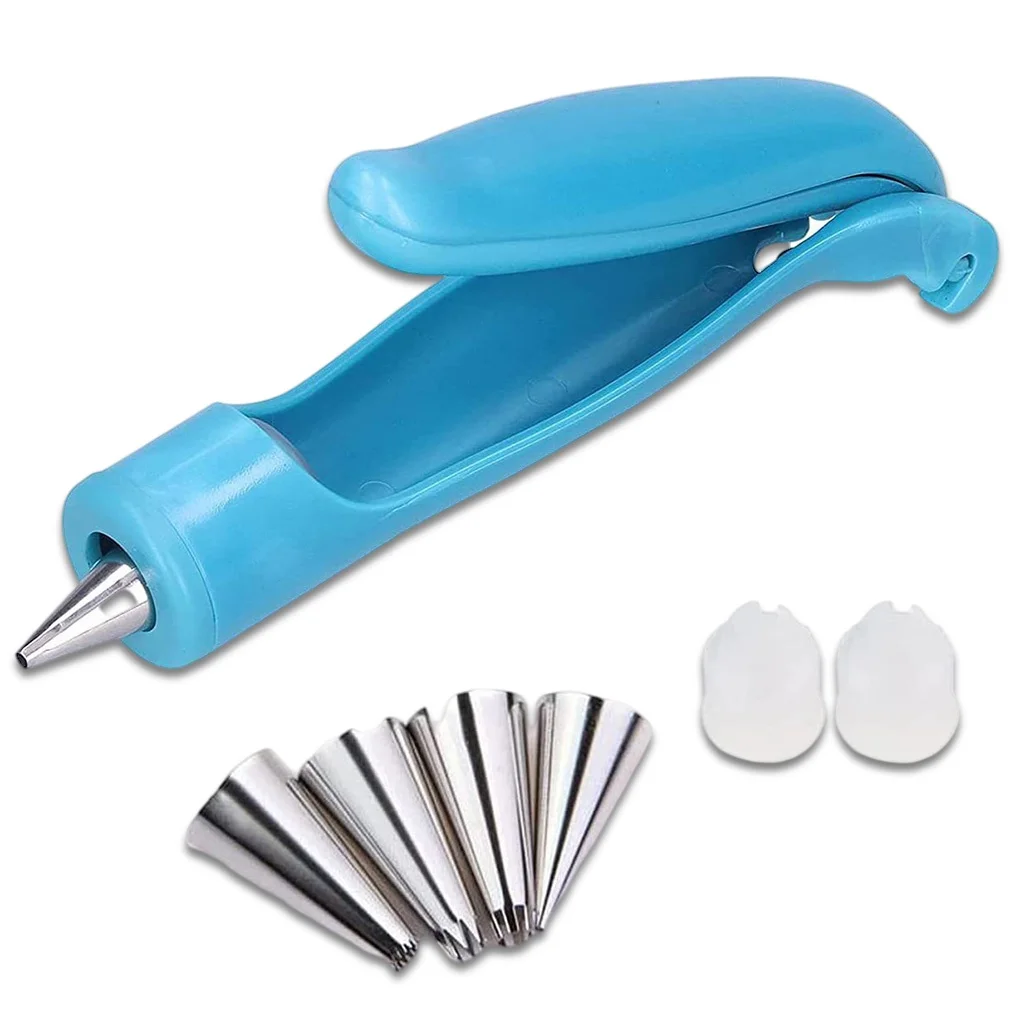 

7 Pieces Cake Decorating Pen Tools Kit DIY Pastry Ice Cream Decorative Nozzles Crafts kitchen Baking Utensils
