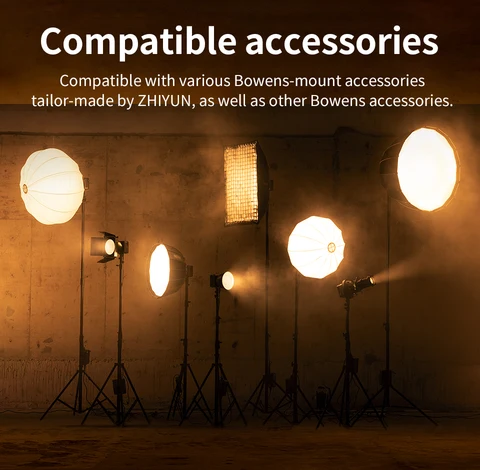 ZHIYUN MOLUS G200 200 Вт светодиодный светильник для видеосъемки