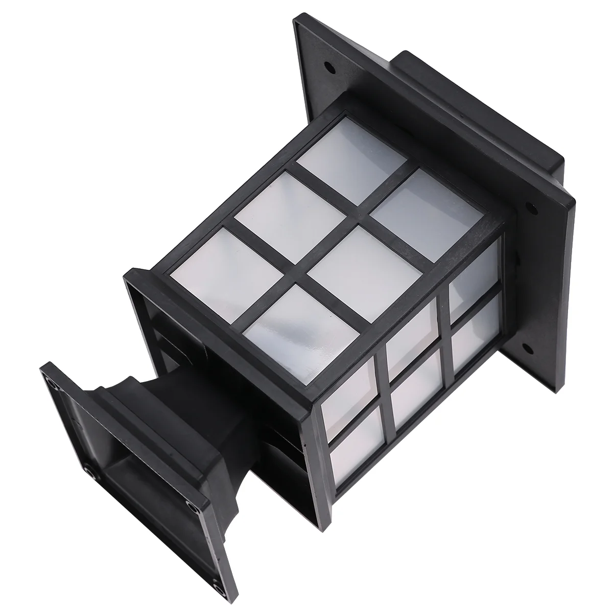 

2 Pcs Exterior Solar Lights Solar-powered Lamp Lawn Pillar Pole Outdoor for Garden