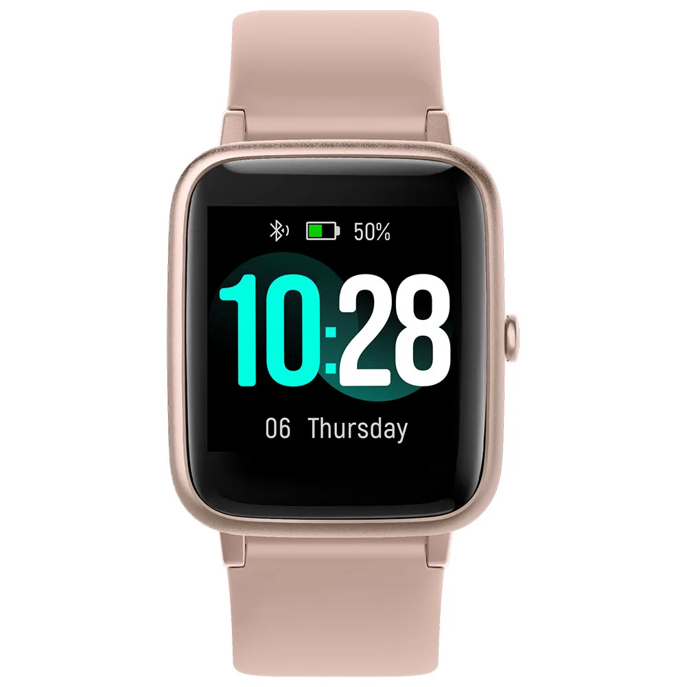 

Women Men Smart Watch Wristband IP68 Waterproof Rechargeable 1.3" TouchScreen Music Control Heart Rate Monitor Fitness Tracker