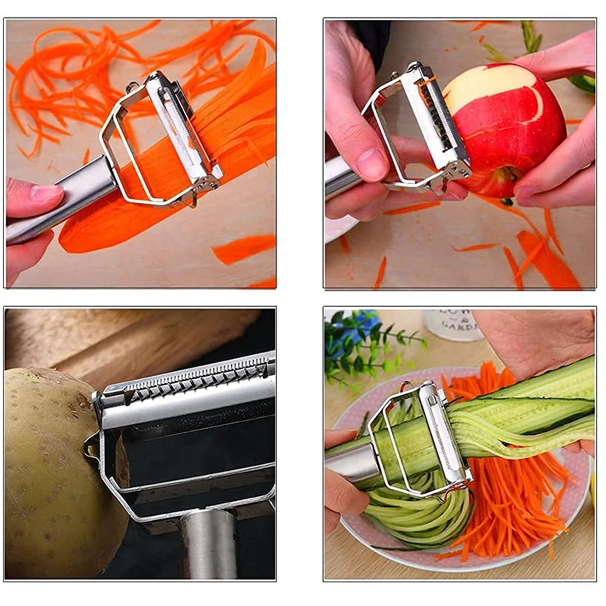 Машина для очистки 3 в 1 машина резки Джулианса картофеля овощей универсальная