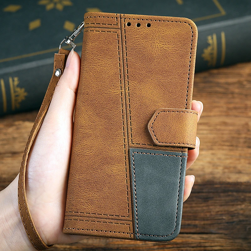 Leather Case For Samsung Galaxy S21 S20 FE S22 Ultra S10 S9 S8 Plus S10E Note 10 Lite Plus 20 Ultra 9 8 Flip Book Case Cover