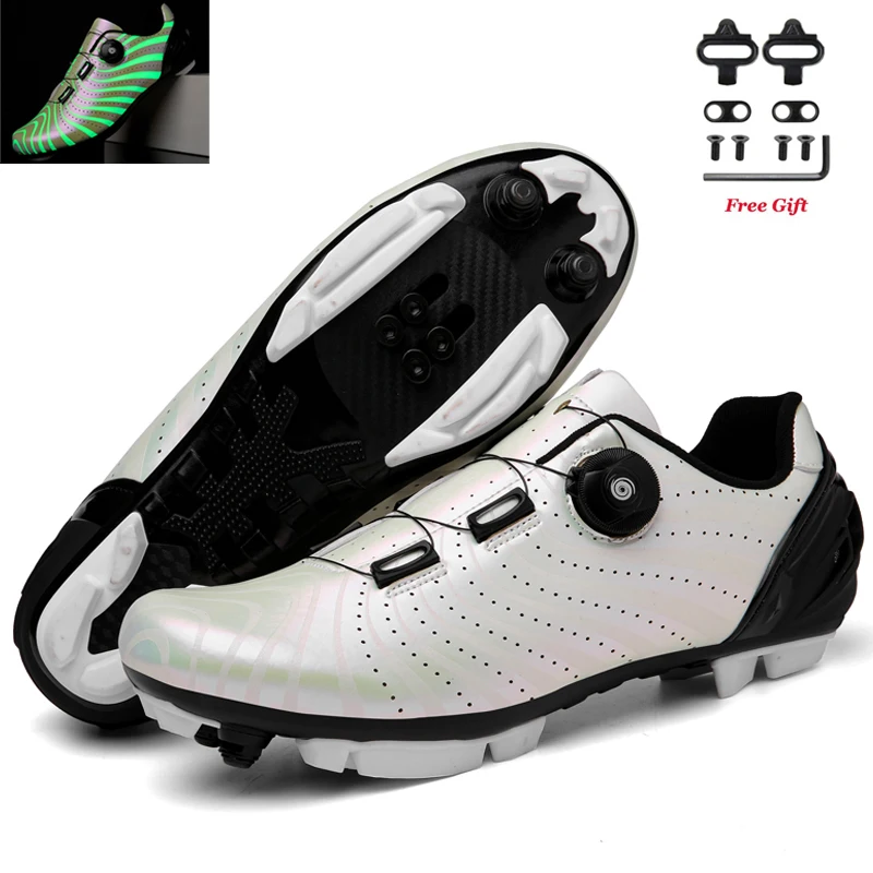 

2022 New Without Cleats Cycling Shoes for Flat Pedals Mtb Men's Women Sport Mountain Bike Shoes Road Non Locking Bicycle Sneaker